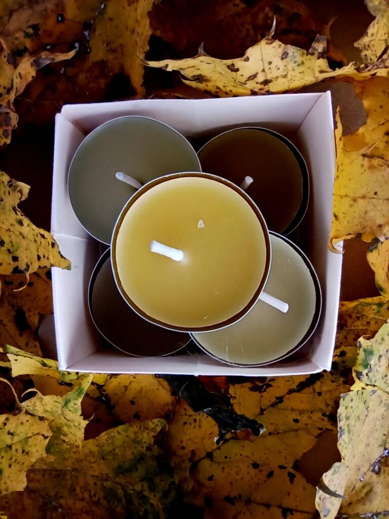 Telighty z wosku pszczelego hand made